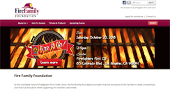 Desktop Screenshot of firefamilyfoundation.org